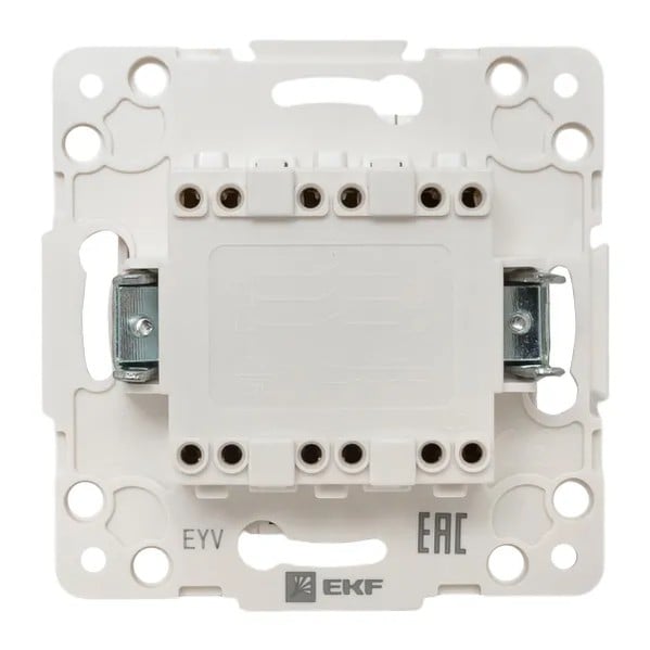 EKF Switch 3-Gang Polycarbonate White 7