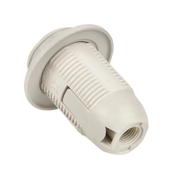EKF Socket E14 Plastic White 2