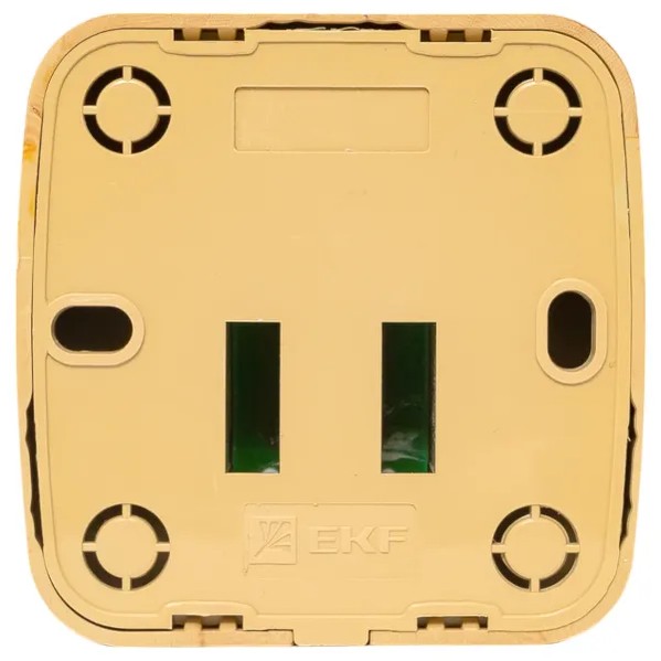 EKF Phone Socket Light Wood Plastic
