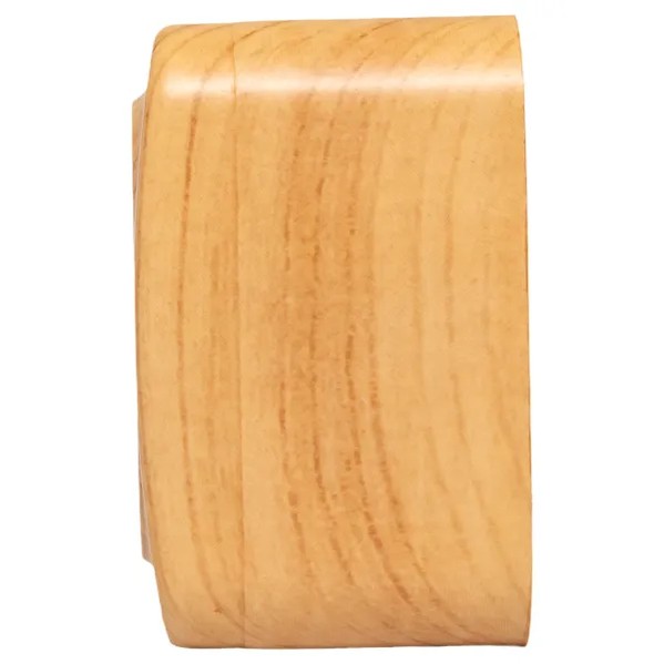 EKF Socket 1-gang Light Wood Thermoplastic 1