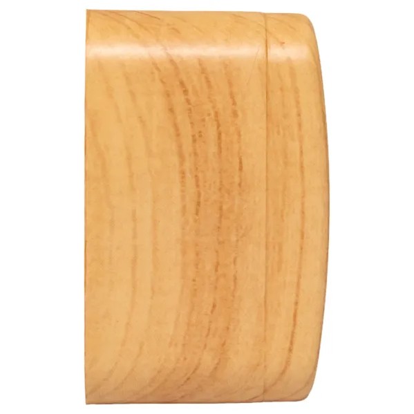 EKF Socket 1-gang Light Wood Thermoplastic 3