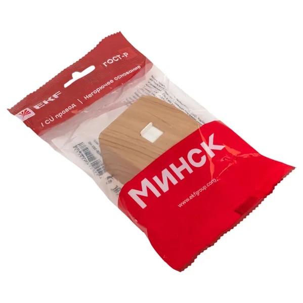 EKF RJ45 Socket Light Wood Plastic 1