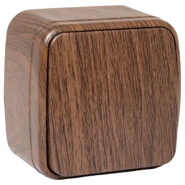 EKF Switch Dark Wood Plastic 3