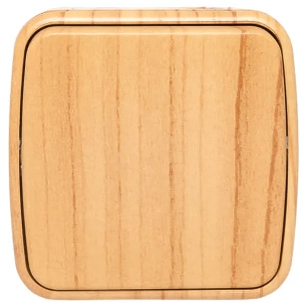 EKF Switch 1-key Light Wood Plastic 2