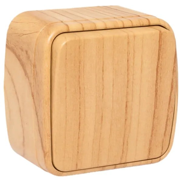 EKF Switch 1-key Light Wood Plastic 5