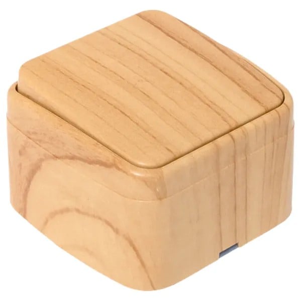 EKF Switch 1-key Light Wood Plastic 6