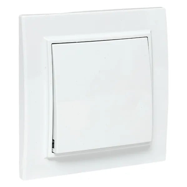 EKF Switch 1-Key Plastic White 5