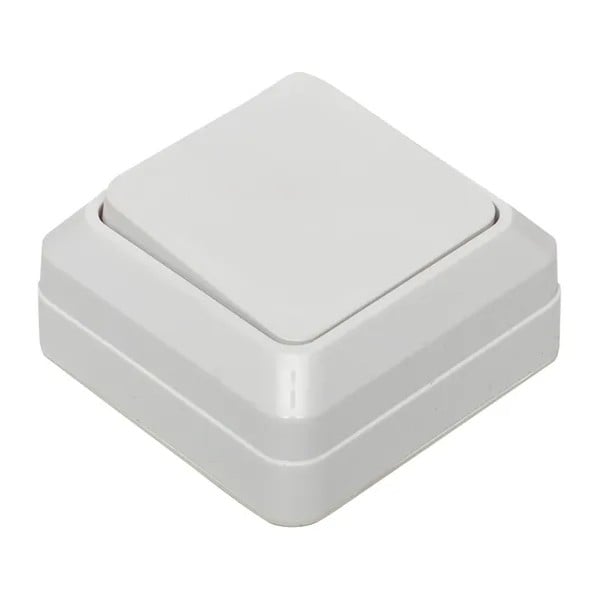 EKF Rim Switch 1-key 10A Plastic White 2