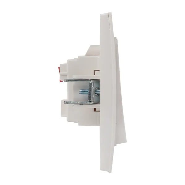 EKF Stockholm Switch 1-Key 10A - Plastic & White 1