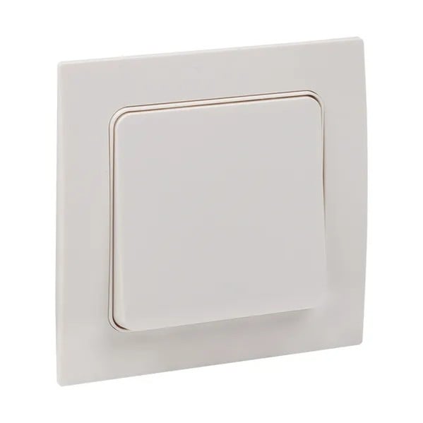 EKF Stockholm Switch 1-Key 10A - Plastic & White 2
