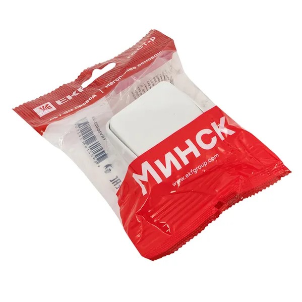 EKF Minsk Switch 1-Key Surface Mount 10A White 1