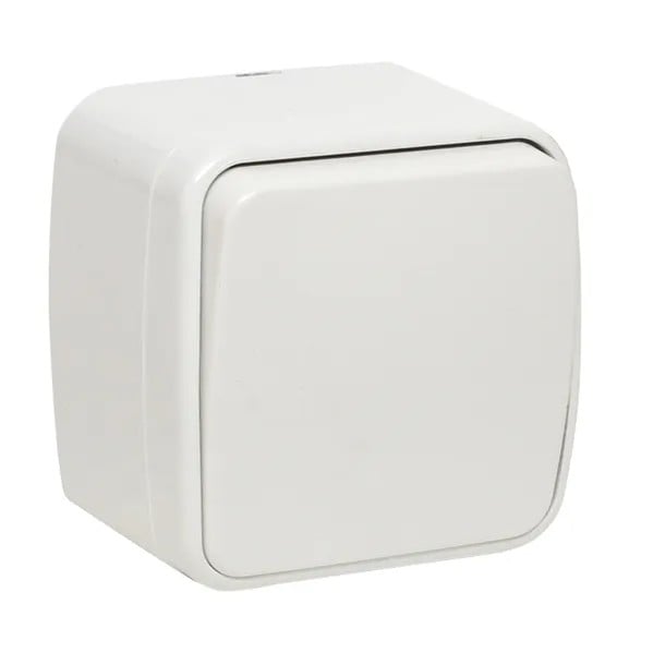 EKF Minsk Switch 1-Key Surface Mount 10A White 4