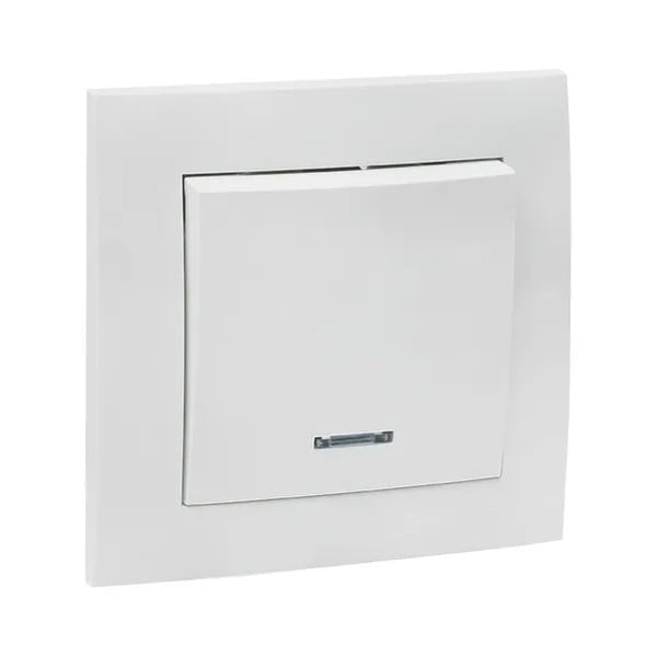 EKF Valencia Switch 1-Key 10A White 1