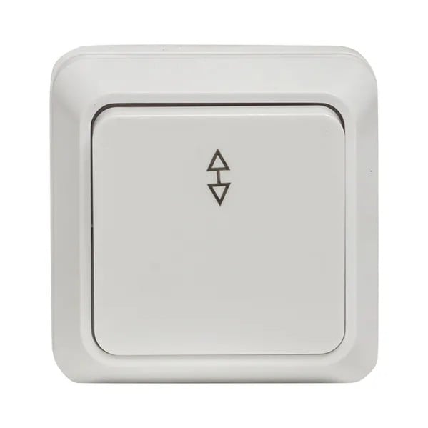 EKF Pass-Through Switch Plastic White 2