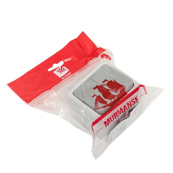 EKF Switch 2-Key IP54 Gray 1