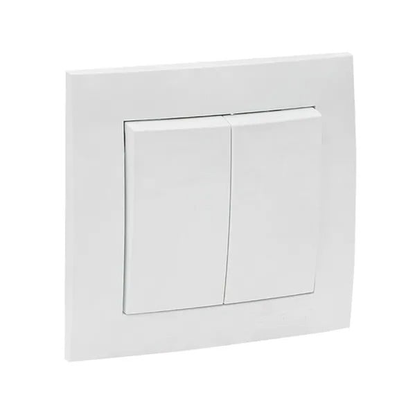 EKF Valencia Switch 2-Key White Polycarbonate 3