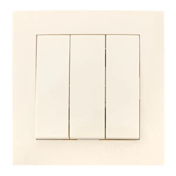 EKF Valencia Switch 3-key Cream Polycarbonate 1