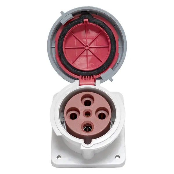 EKF Stationary Indoor Socket Red Plastic 2