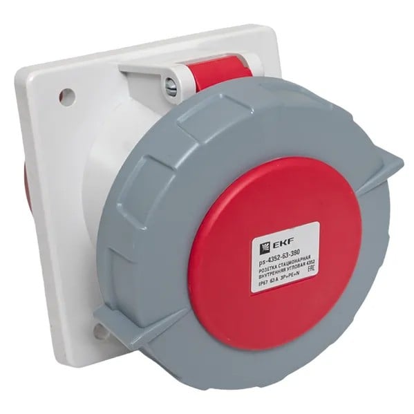 EKF Stationary Internal Angular Socket Red Plastic 2