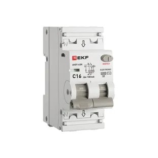 EKF Differential Circuit Breaker AD-2 2P 16A - Plastic - White